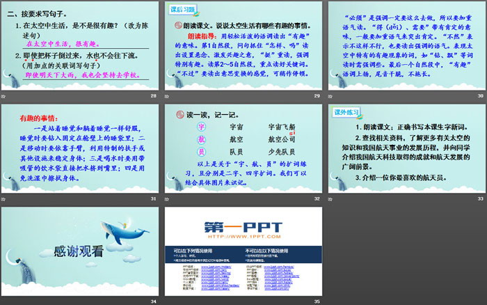 《太空生活趣事多》PPT课件下载（5）