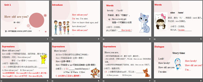 《How old are you?》PPT(第一课时)（2）