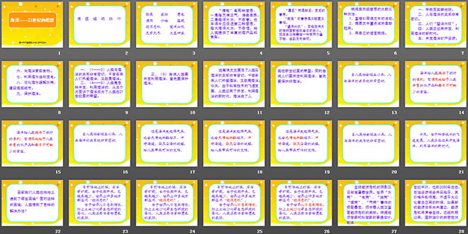 《海洋—21世纪的希望》PPT课件3
(2)