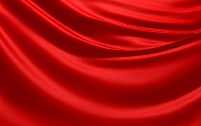 紅色綢緞高清PPT背景圖片