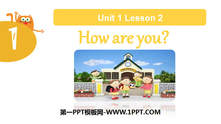 "How are you?" Greetings PPT courseware