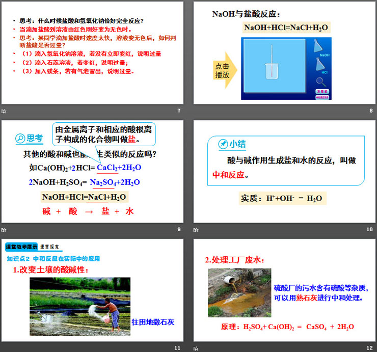 《酸和碱的中和反应》酸和碱PPT（3）
