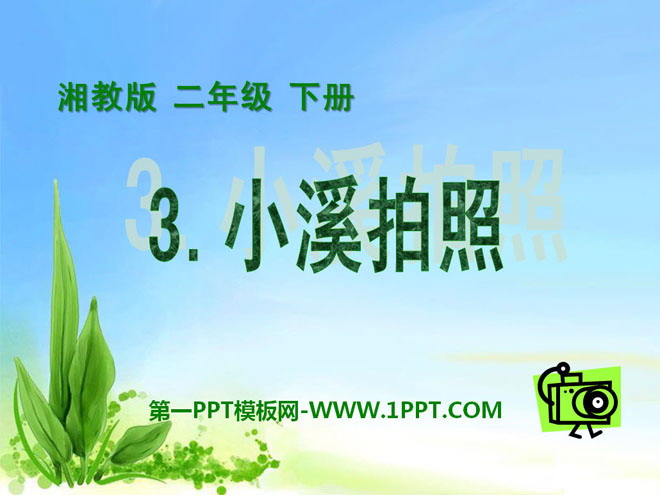 《小溪拍照》PPT课件
