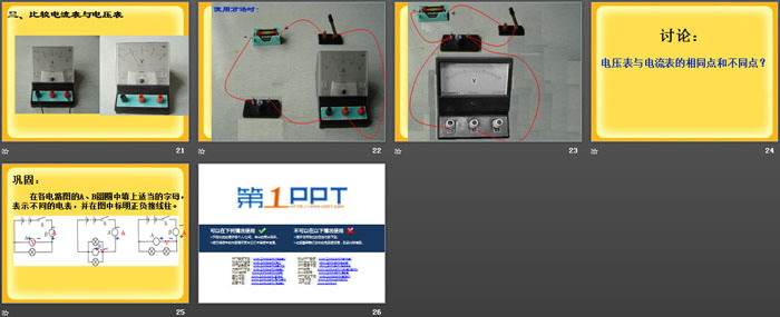 《电压的测量》PPT下载
（4）