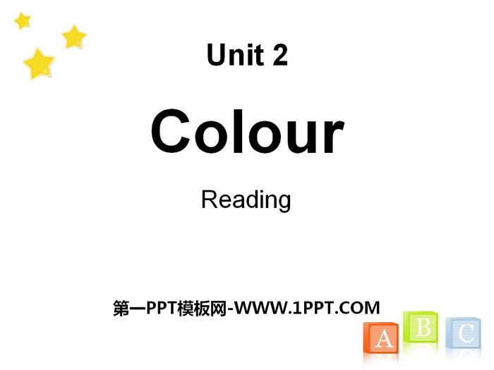 《Colour》ReadingPPT