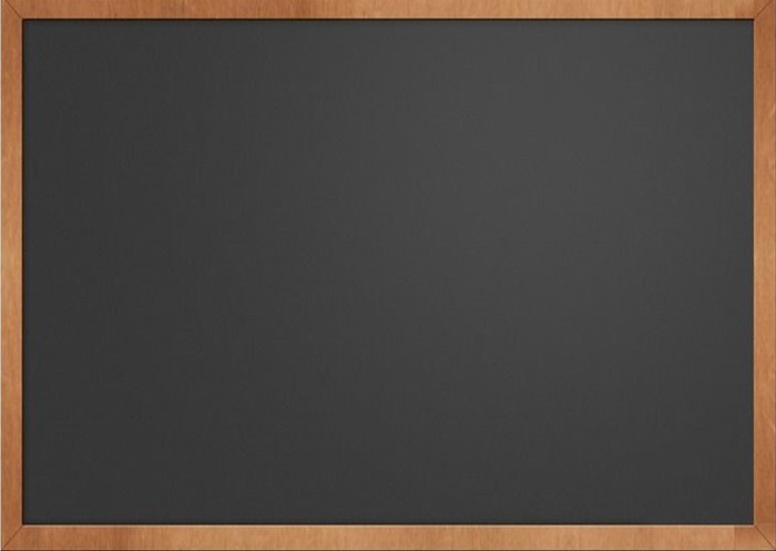 木質邊框的黑板PPT背景圖片