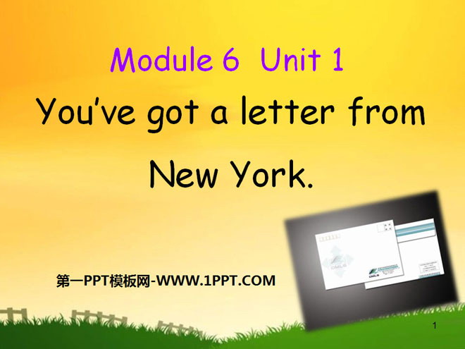 《You've got a letter from New York》PPT課件2