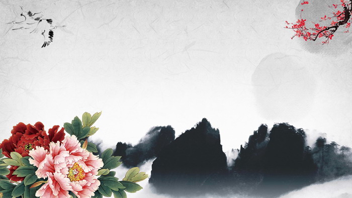 Three classical Chinese style slideshow background images
