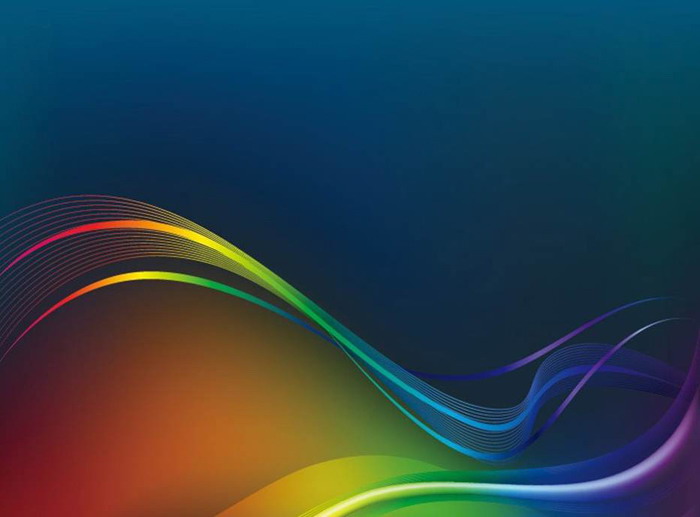 Colorful abstract curve PPT background image