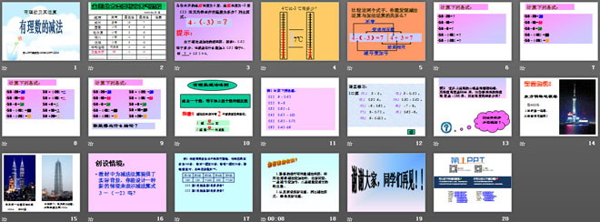 《有理数的减法》有理数及其运算PPT课件2
（2）