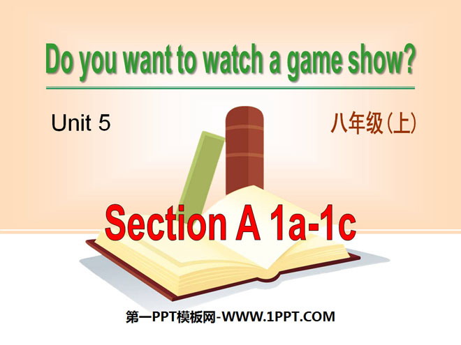 "Do you want to watch a game show" PPT courseware