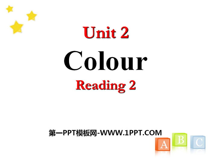 《Colour》ReadingPPT课件
