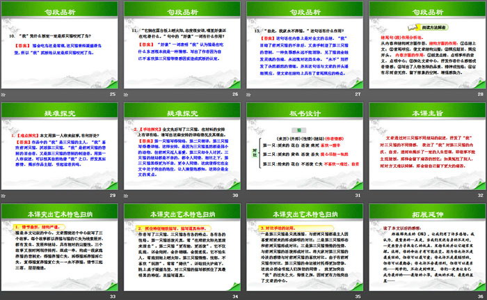 《猫》PPT下载
（4）