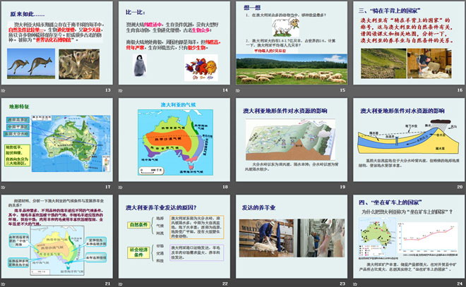 《独占一块大陆的国家――澳大利亚》PPT课件下载（3）