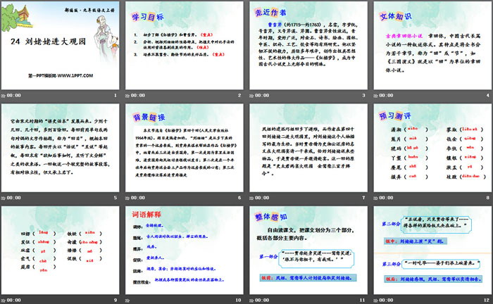 《刘姥姥进大观园》PPT（2）