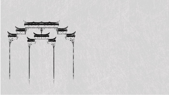 13张雅致古典水墨中国风PPT背景图片（12）