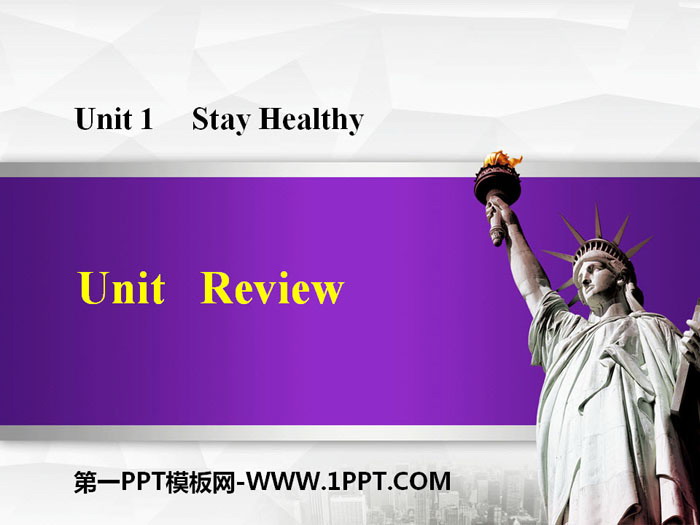 《Review》Stay healthy PPT