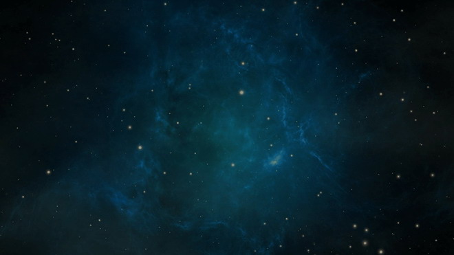 Blue beautiful starry sky PowerPoint background picture
