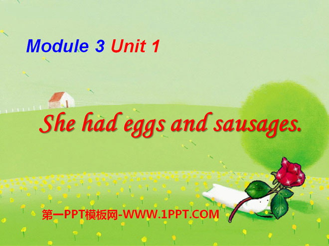 《She had eggs and sausages》PPT课件3
