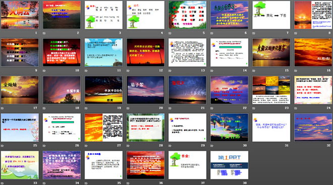 《火烧云》PPT课件6
（2）
