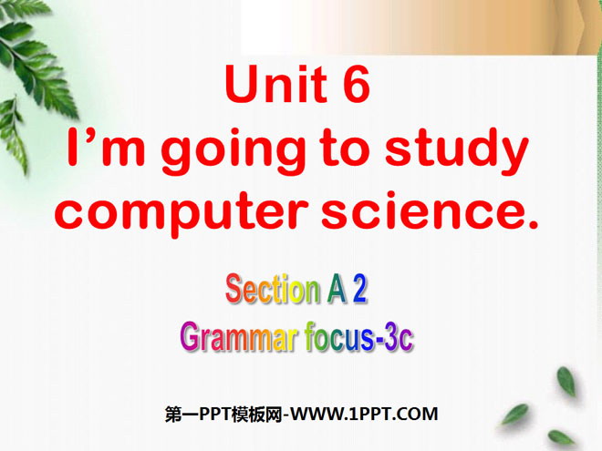 《I'm going to study computer science》PPT课件14