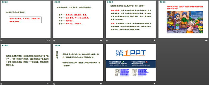 《皇帝的新装》PPT教学课件
（3）