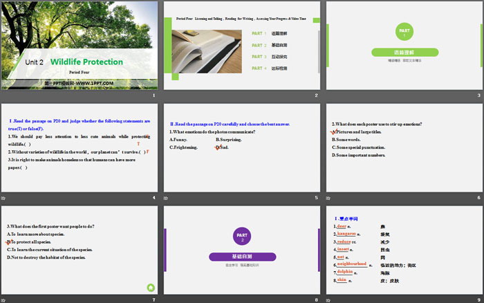 《Wildlife Protection》Period Four PPT（2）