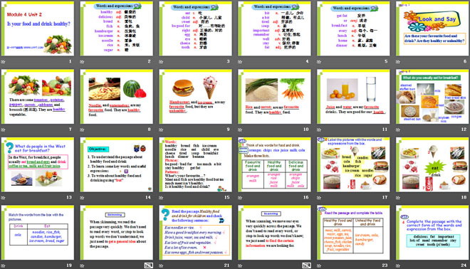 《Is your food and drink healthy?》PPT课件2
（2）