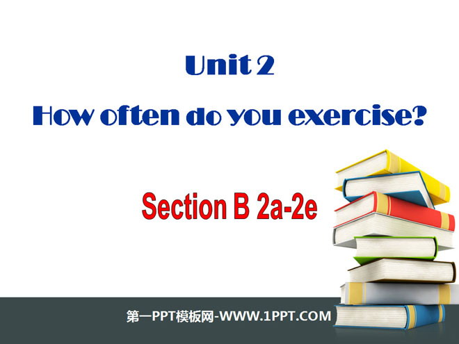 "How often do you exercise?" PPT courseware 6
