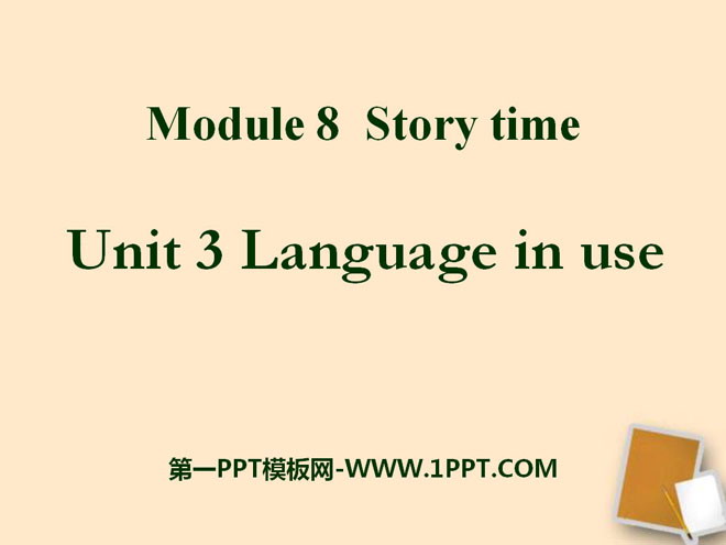 "Language in use" Story time PPT courseware 2