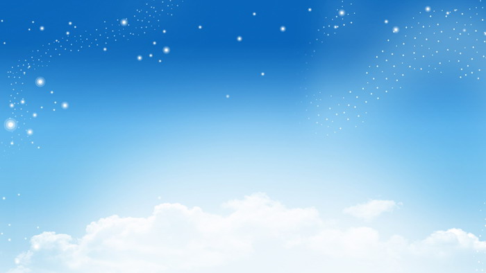 Blue sky white clouds starry sky PPT background picture