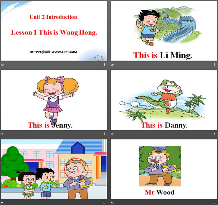 《This is Wang Hong》Introduction PPT（2）