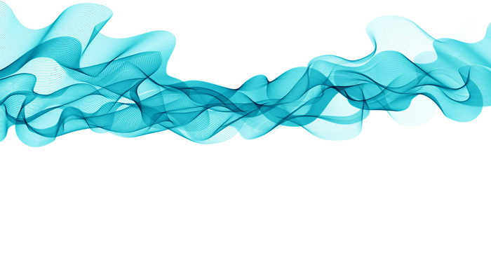 Two blue abstract smoke PPT background pictures