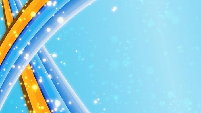 Blue cool ribbon spot PPT background picture