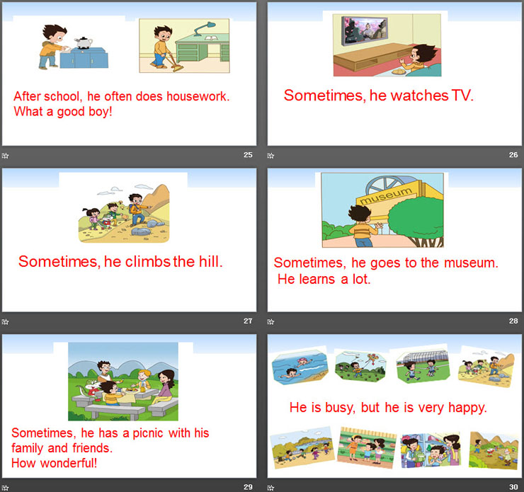 《Lucy is in a new school》School in Canada PPT（6）