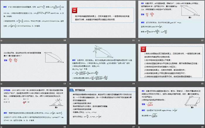 《专题强化 平抛运动规律的应用》抛体运动PPT优秀课件（3）