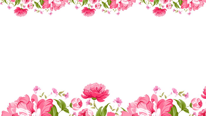 五张粉色艺术花卉PPT背景图片（2）