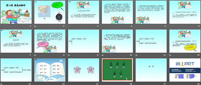 《熟悉的脚印》PPT课件
（2）