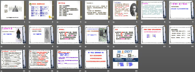 《背影》PPT课件10
（2）