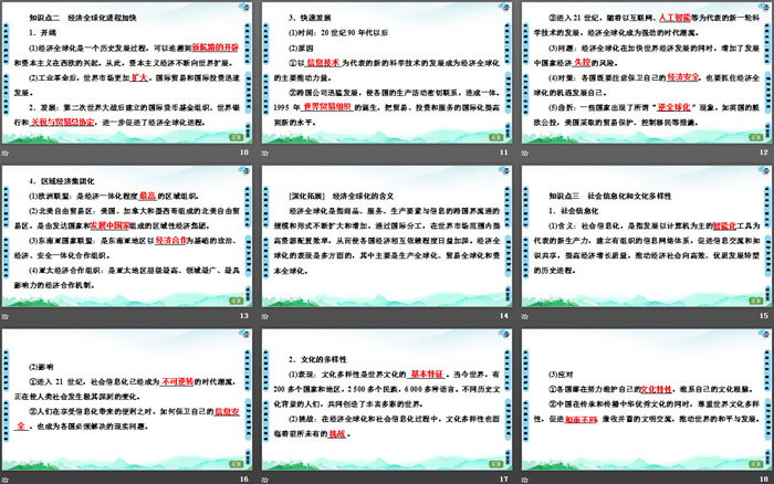 《世界多极化与经济全球化》当代世界发展的特点与主要趋势PPT（3）