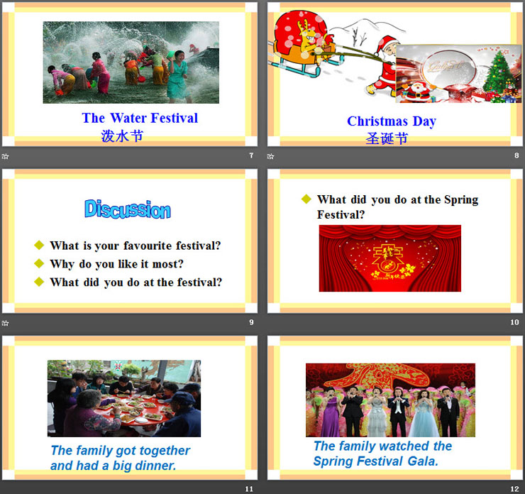 《Did you have a big dinner》Spring Festival PPT（3）
