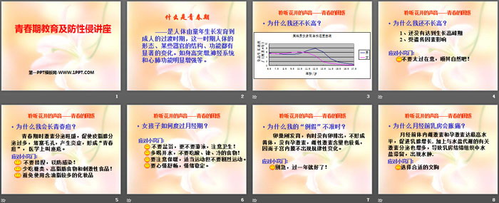 《青春期教育及防性侵讲座》PPT
（2）