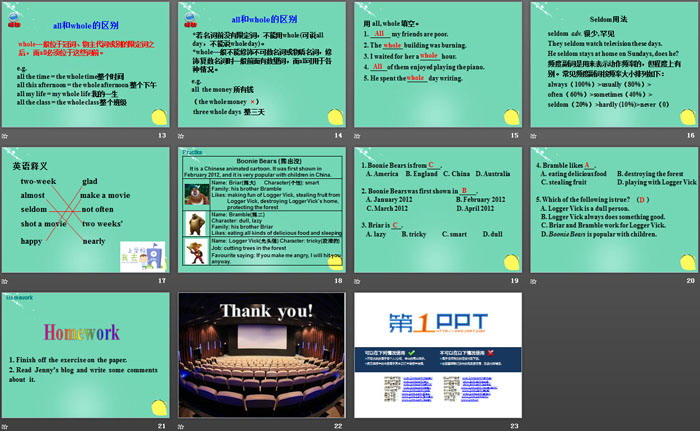 《Making Plays Is Fun》Movies and Theatre PPT（3）