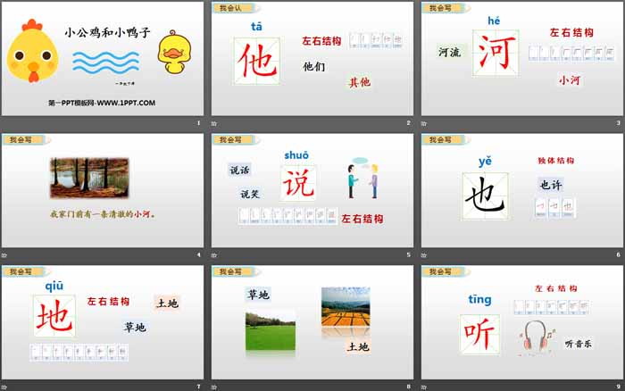 《小公鸡和小鸭子》PPT课件下载（2）