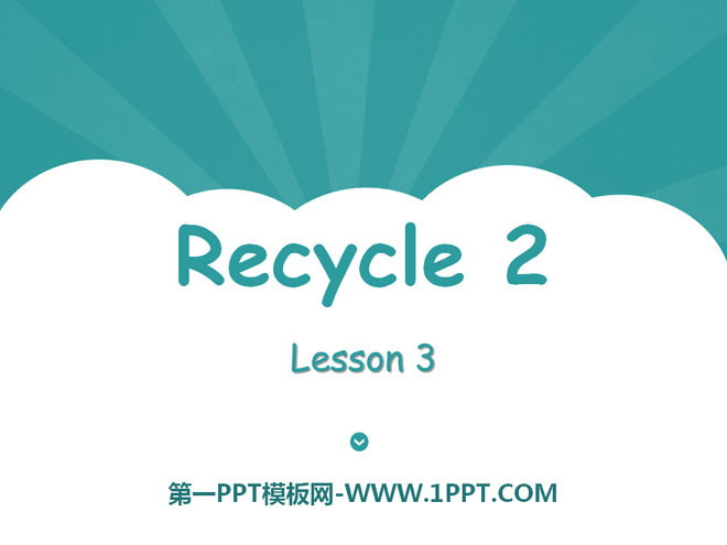 PEP PEP sixth grade English volume 1 "recycle2" PPT courseware 6