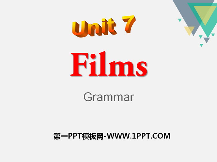 《Films》GrammarPPT