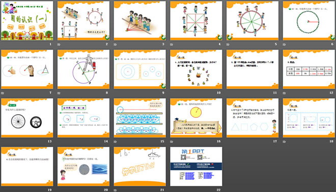 《圆的认识》圆PPT课件4
（2）