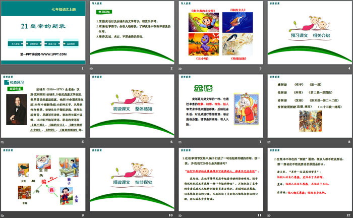 《皇帝的新装》PPT教学课件
（2）