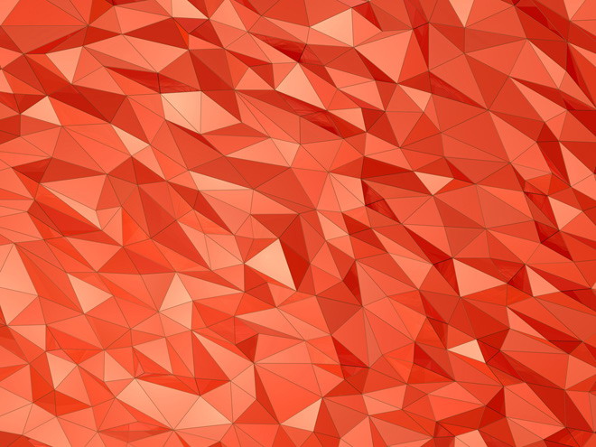 Red polygon PowerPoint background image