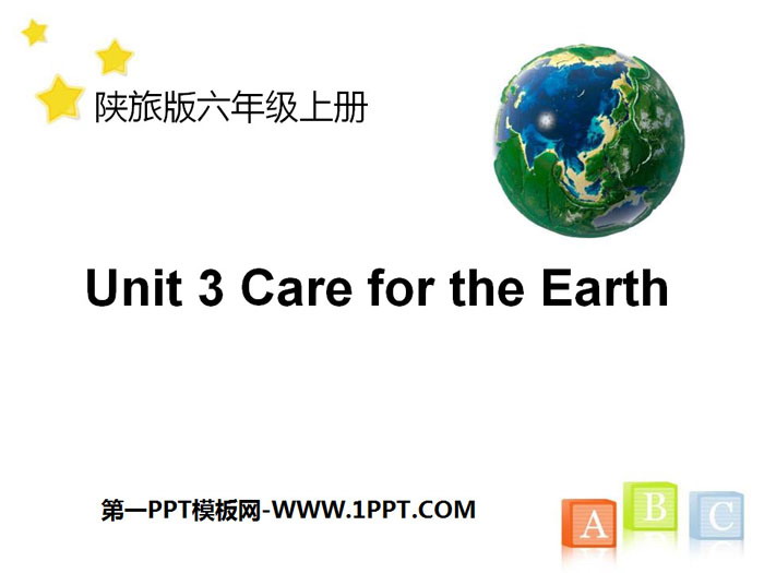 "Care for the Earth" PPT